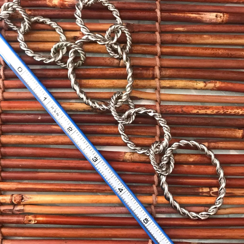 Chico's Large Cable Link Silver Tone Necklace - Image 8