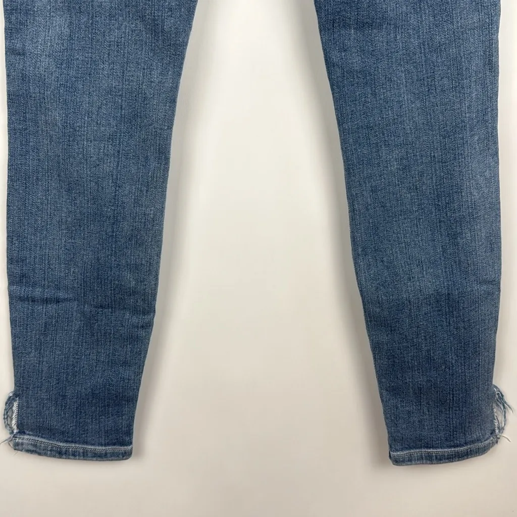 Current Elliott The Stiletto‎ Vent Hem Joey Blue Jeans 28 30x27 Light Wash - Image 7