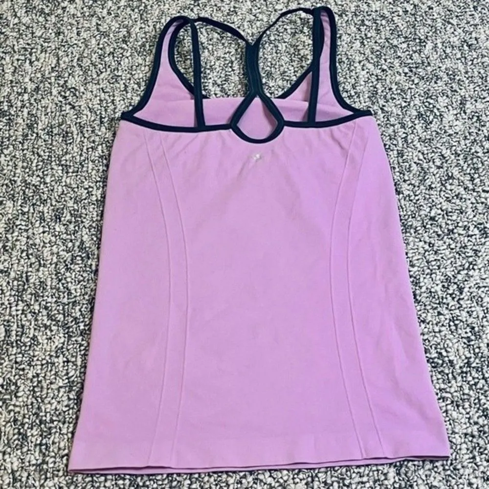 NUX Purple Compression Tank Top Size Medium - Image 2