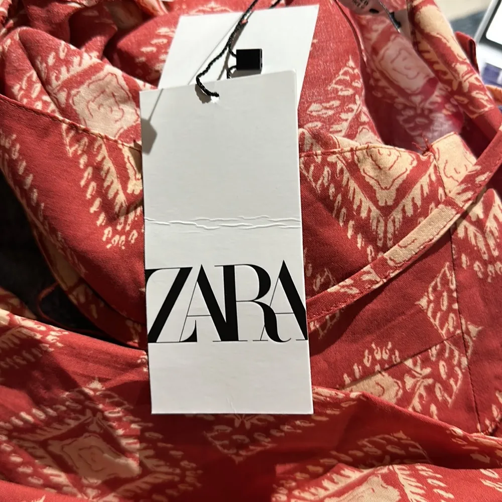 NWT Zara The Jami Jumpsuit  Wide Leg Open Back 100% Cotton V-Neck - Image 6