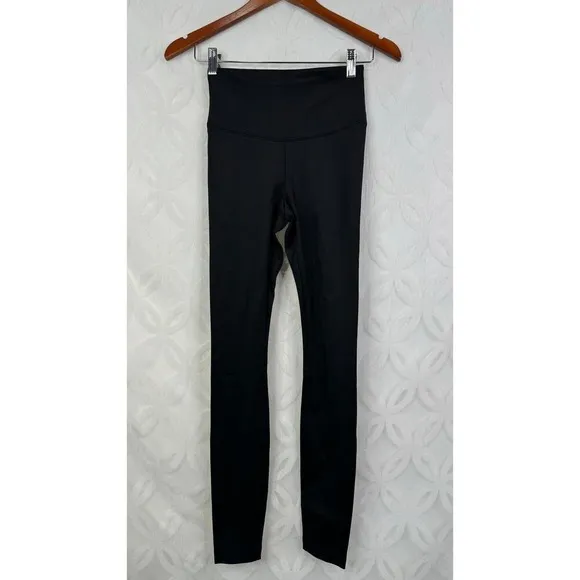 White House Black Market Scuba Knit Runway Black Leggings NWT‎ Size 00 $79 - Image 5