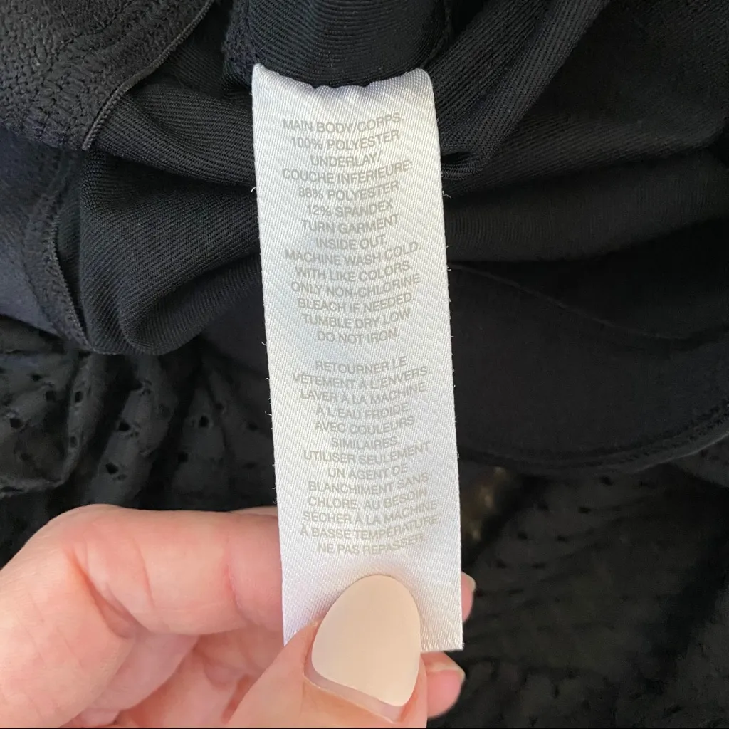 Z by Zella Black Mesh Athletic Tank Top Sports Bra Duo 2-in-1 Size XS - Image 7