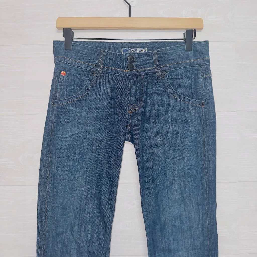 Hudson Jeans Women's Size 26 Dark Wash Denim Low Rise Bootcut Jeans - Image 4