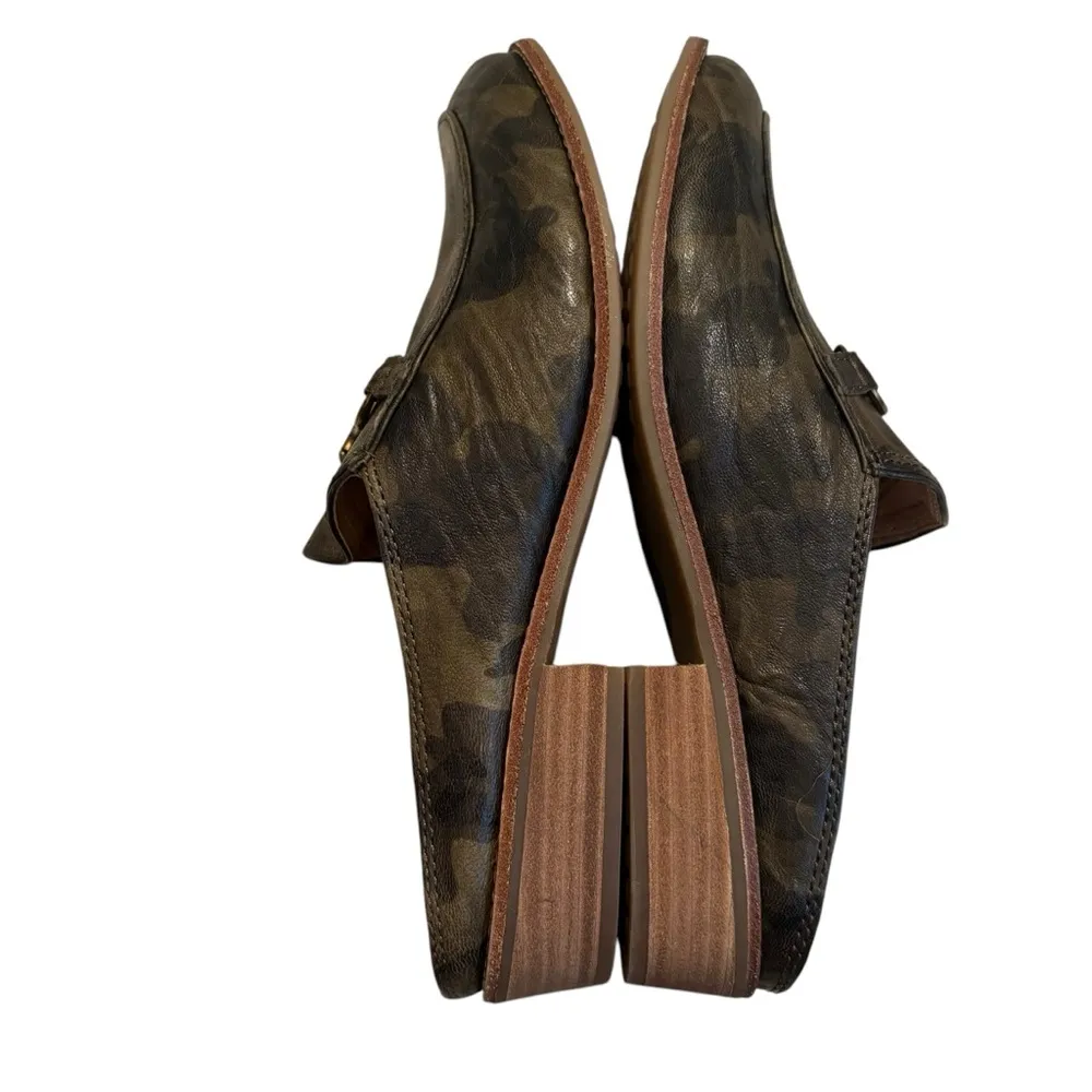 Sofft Naomo Leather Camo Mule, Sz 9.5 Green - Image 8