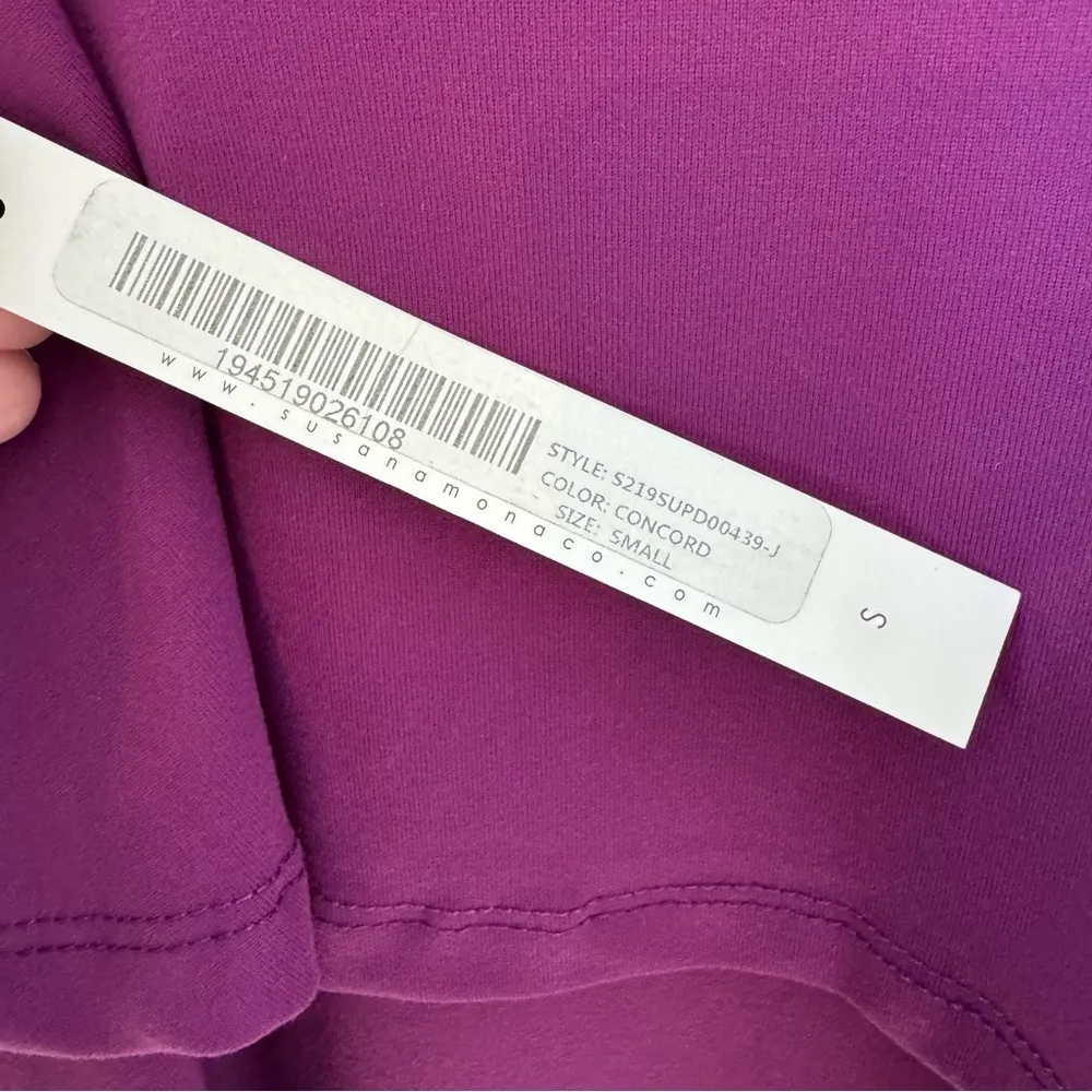 NWT Susana Monaco Mini Tank Dress in Concord Purple Size S - Image 6