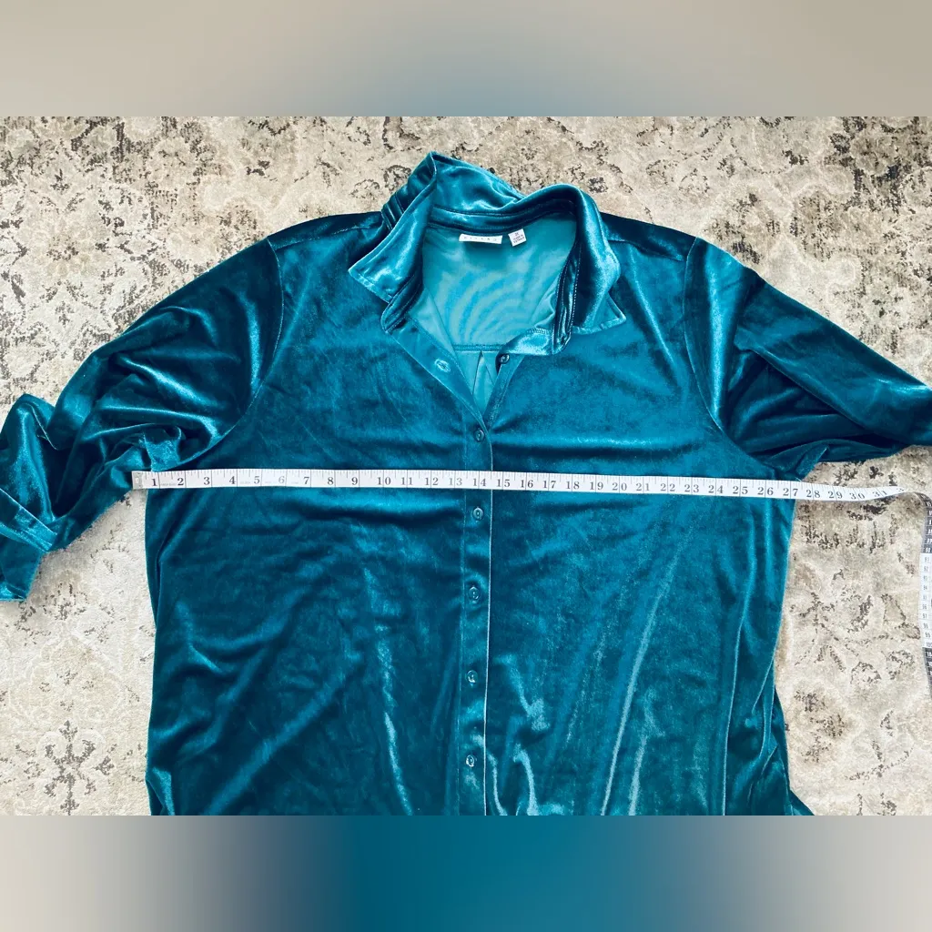 Beautiful velvet button down top 🌹🌹 - Image 9