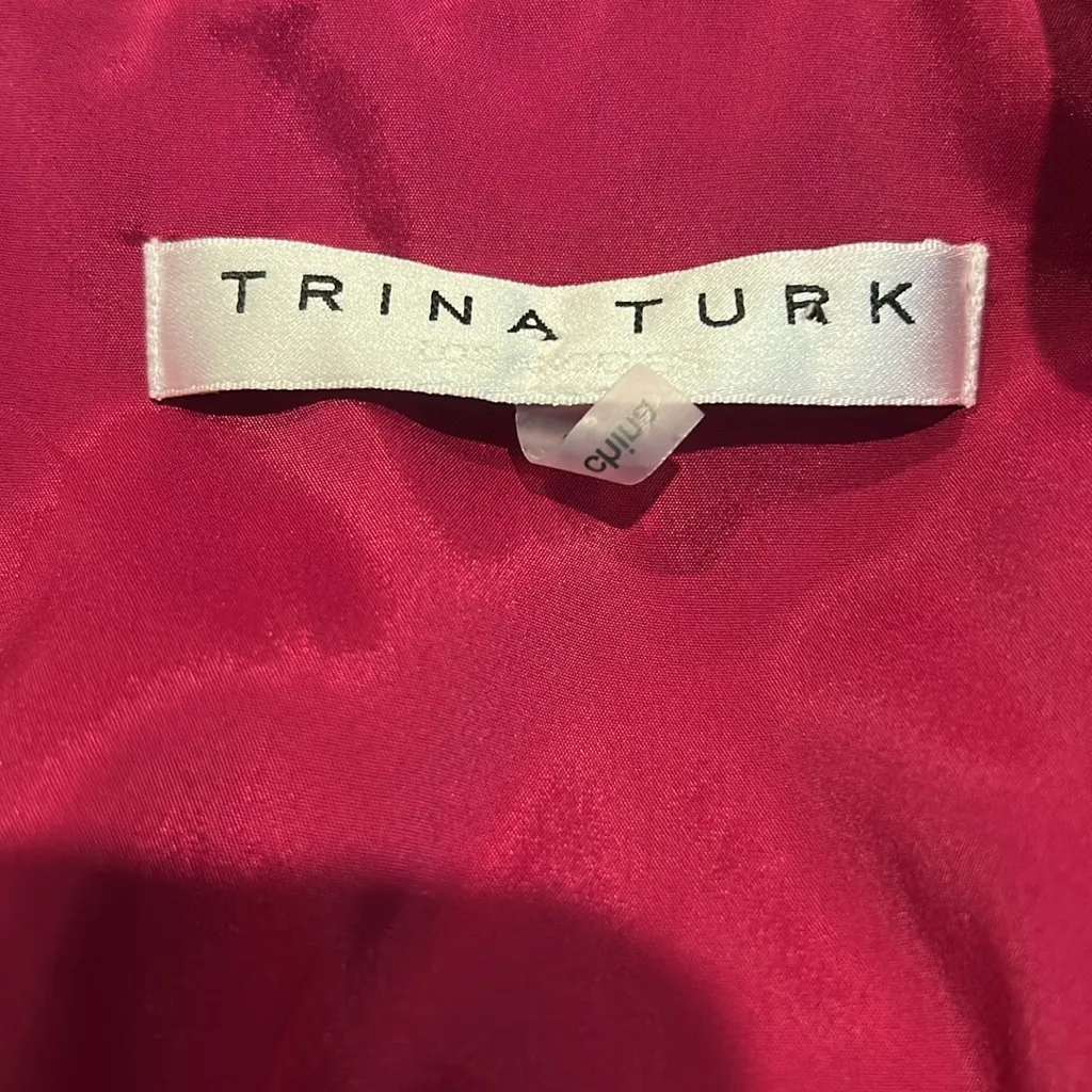 TRINA TURK loganberry flutter sleeve dress - Image 6