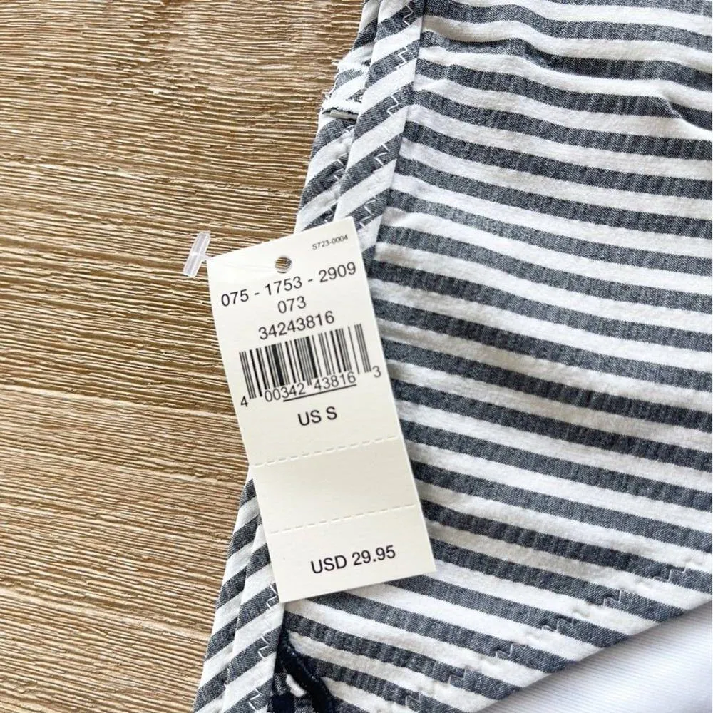 Aerie Co-ord Gingham Ruffle Bikini Bottoms in Black Small NWT - Image 5