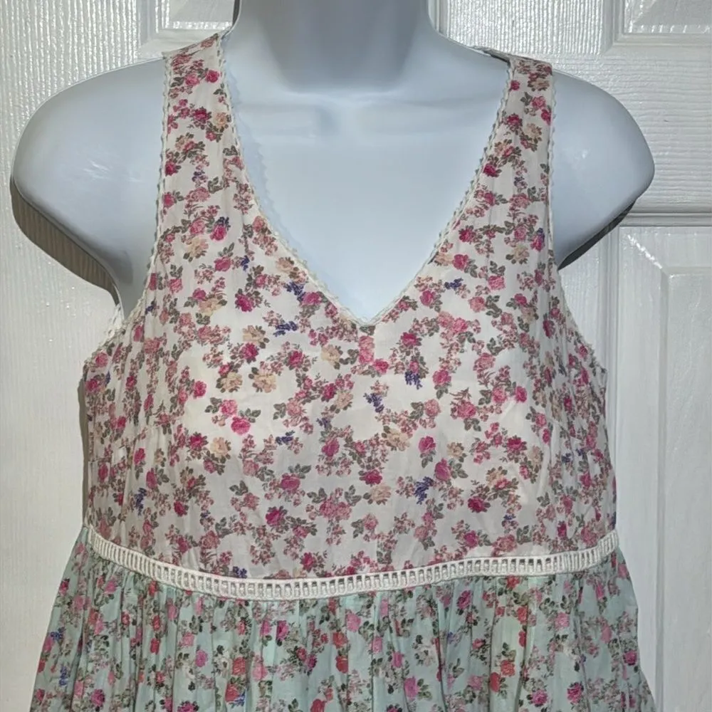 LOVESHACKFANCY x Target CamilleFloral Babydoll Tiers Dress Size XXS - Image 7