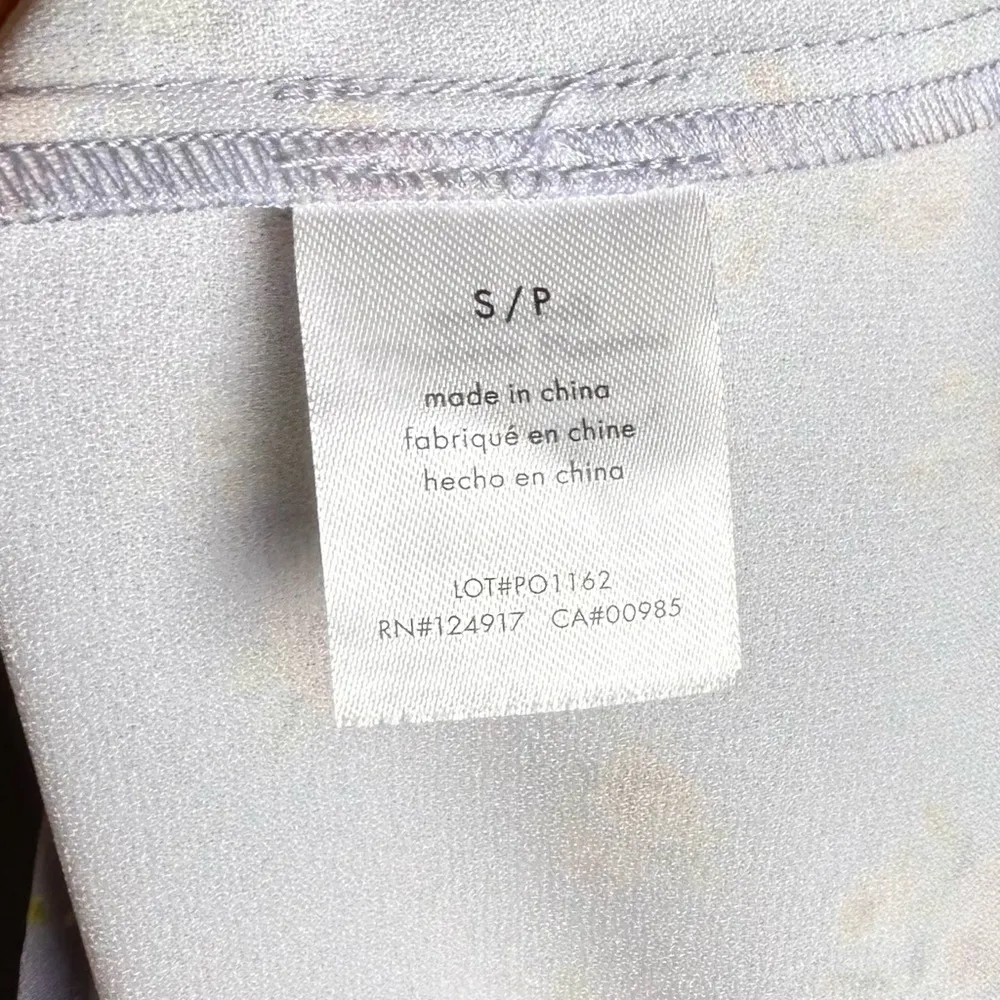 Brand New WeWoreWhat Women's Ruffle Halter Midi Dress Vintage Roses Purple S - Image 8