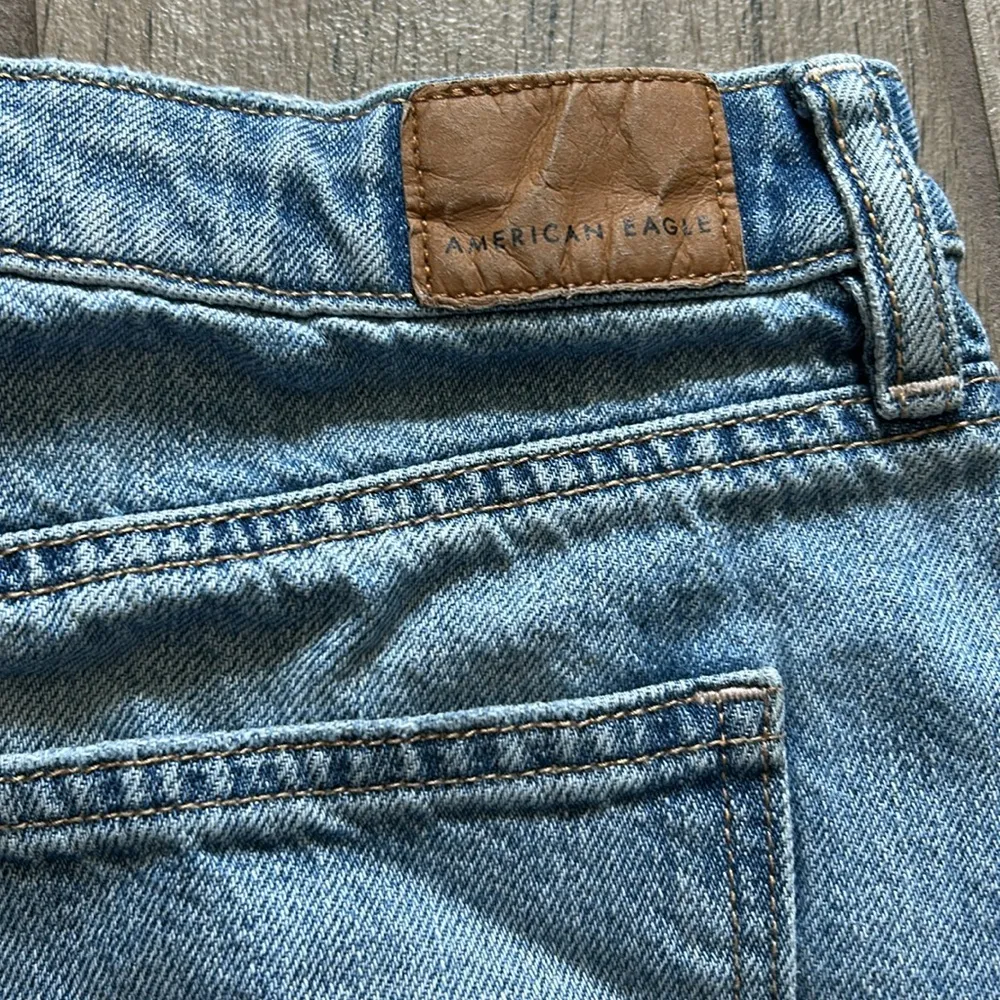 American Eagle super high rise a line denim skirt - Image 6