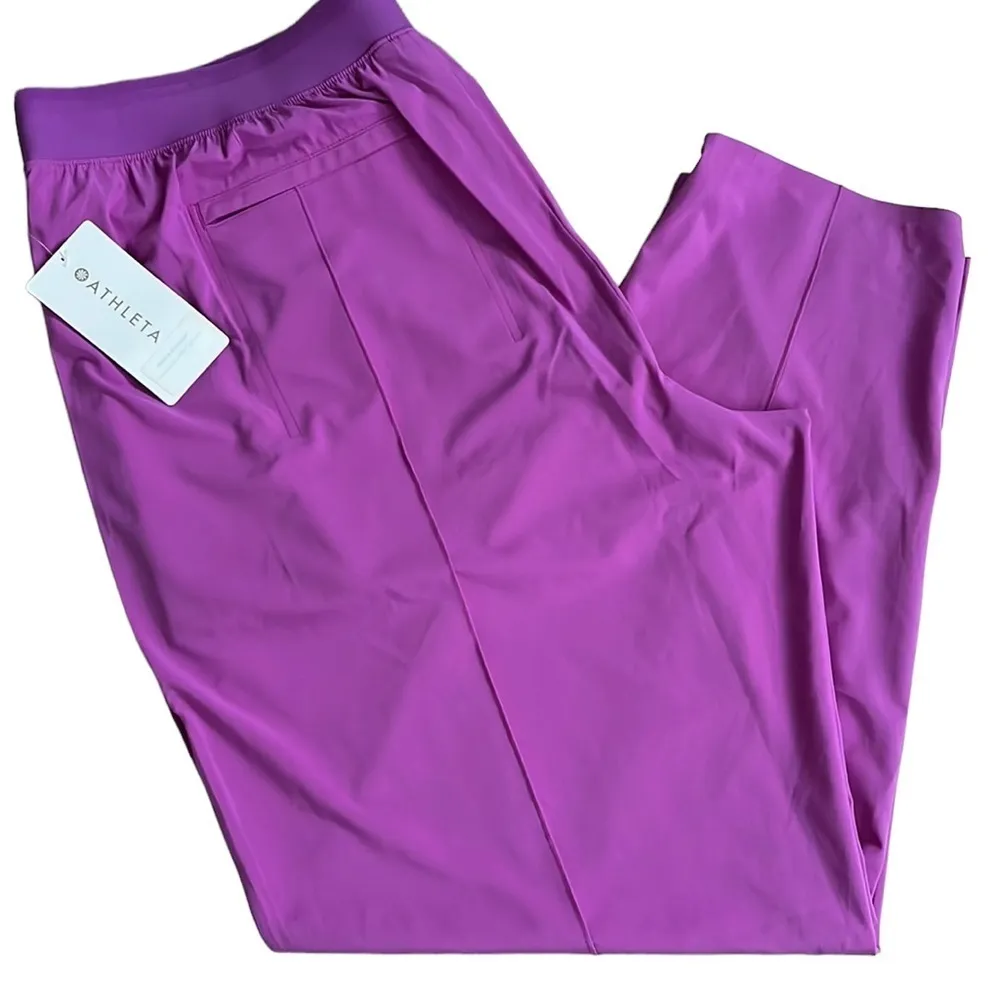 NWT Athleta Brooklyn Heights Vienna Pants - Jazzy Purple - Image 5