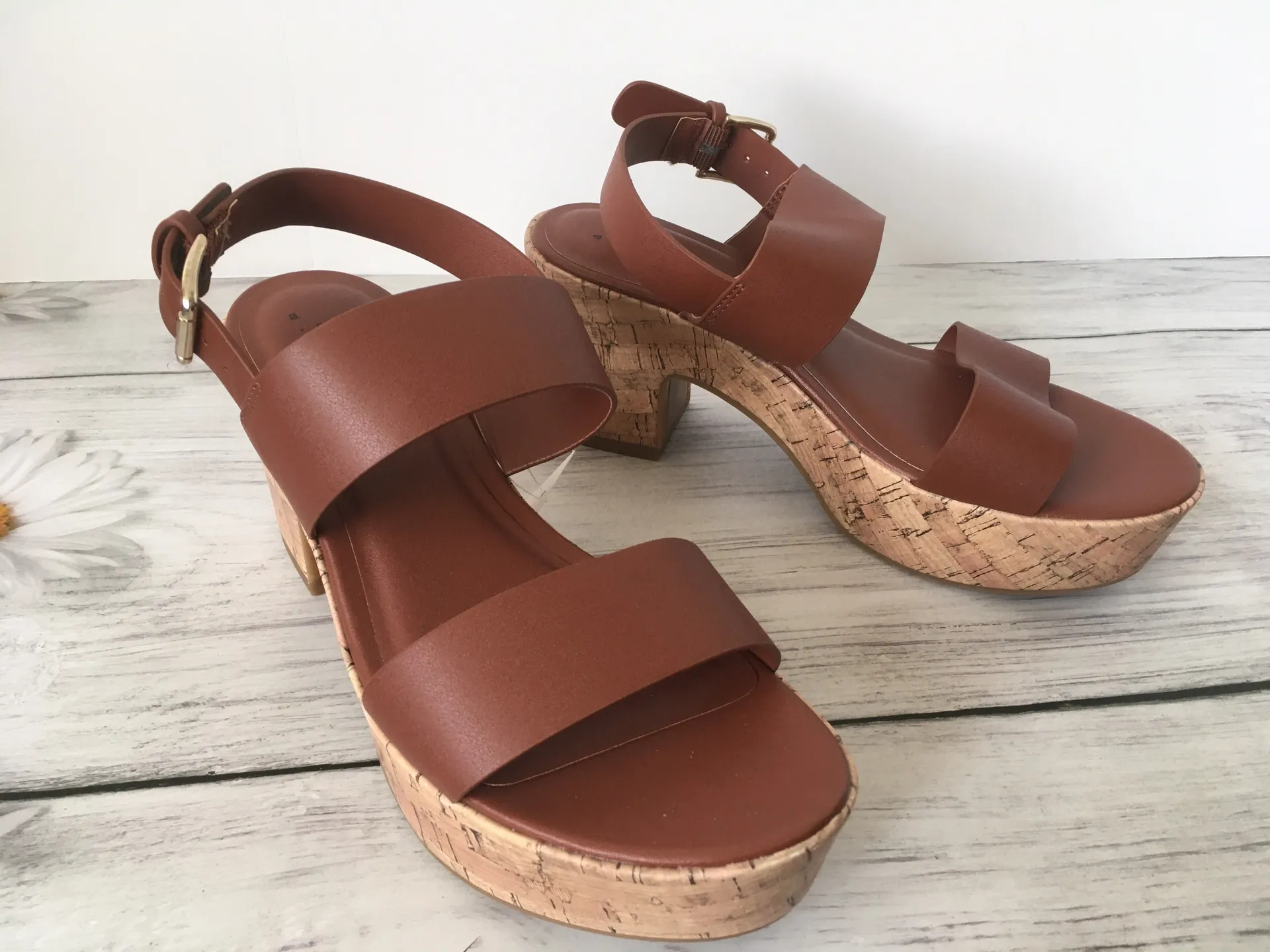 Corky Heels, Size 7 Brown - Image 3