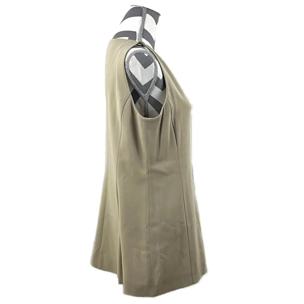 NWT - Vintage Emporio Armani Virgin Wool Sleeveless Tunic Top - Size 10 - Image 3