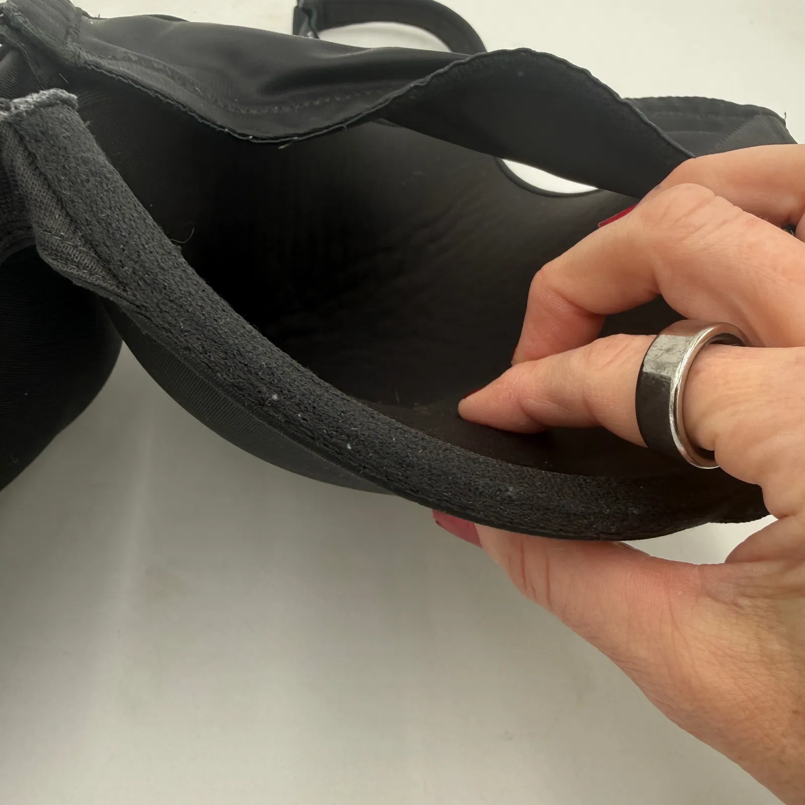 Cacique Black Boost Plunge Padded Bra Size 42DDD - Image 4