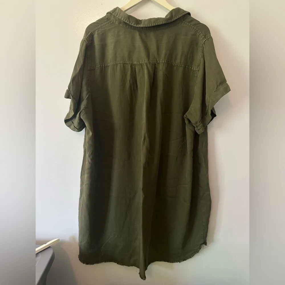 Velvet Heart Los Angeles Women’s Size extra large army green summer dress - Image 6