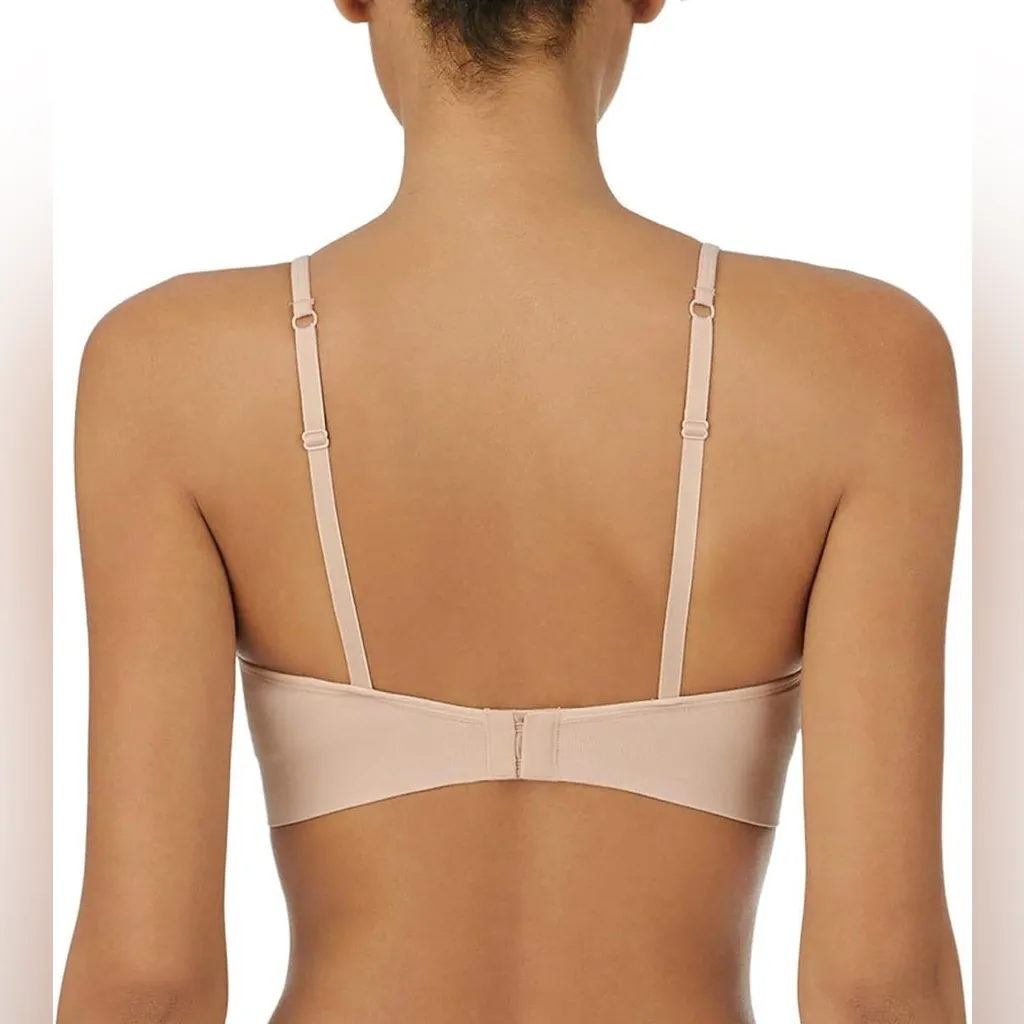 NWT DKNY Women's Adjustable Seamless Bra 2 Pk Black Sand Small - Image 4