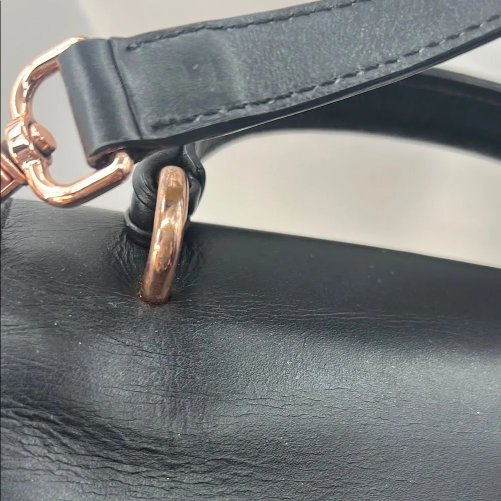 Ted Baker Elegant Black Bow Leather Handbag - Image 11