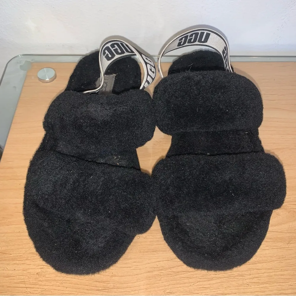 UGG Australia Fluff Yeah Double Strap Sandals Women’s Size 7 - Image 2