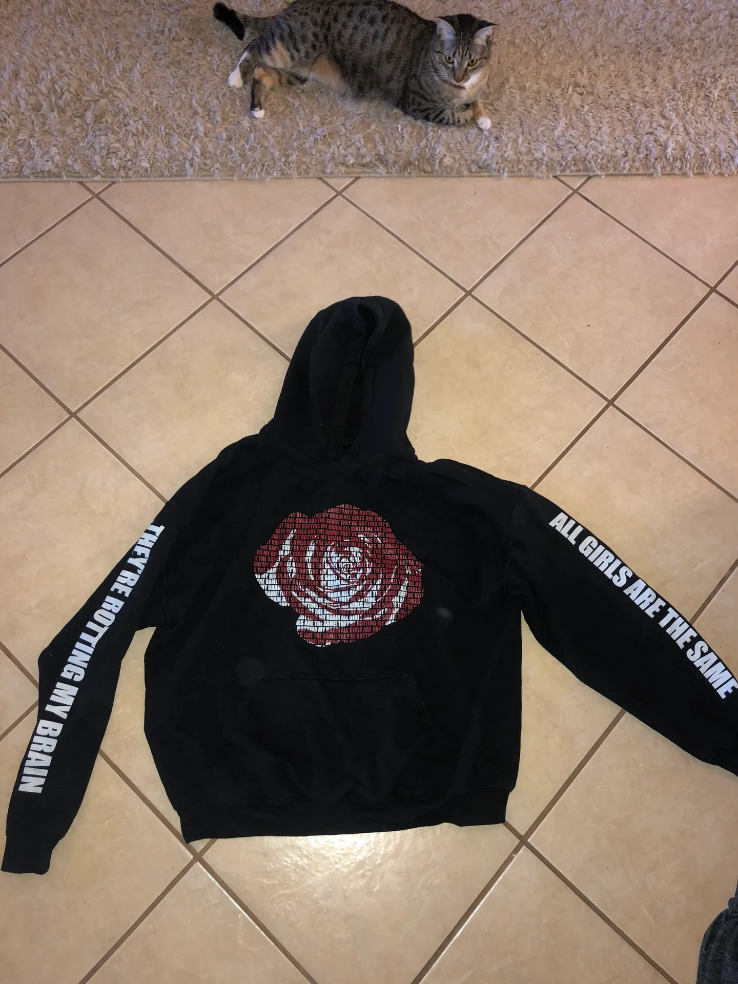 Juice wrld Hoodie Black Size XL - Image 3
