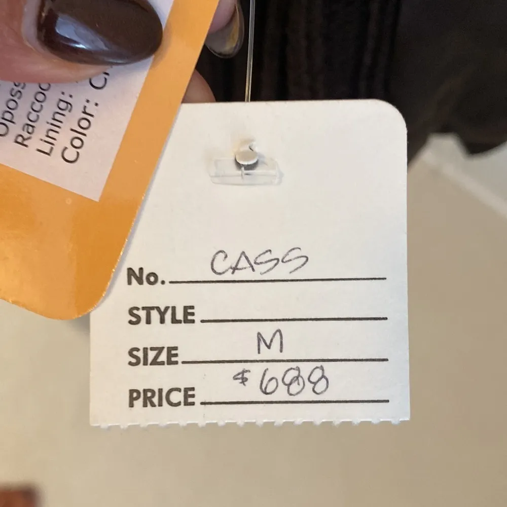 Sherry Cassin Opossum Raccoon Sweater Vest Brown Size M - Image 10