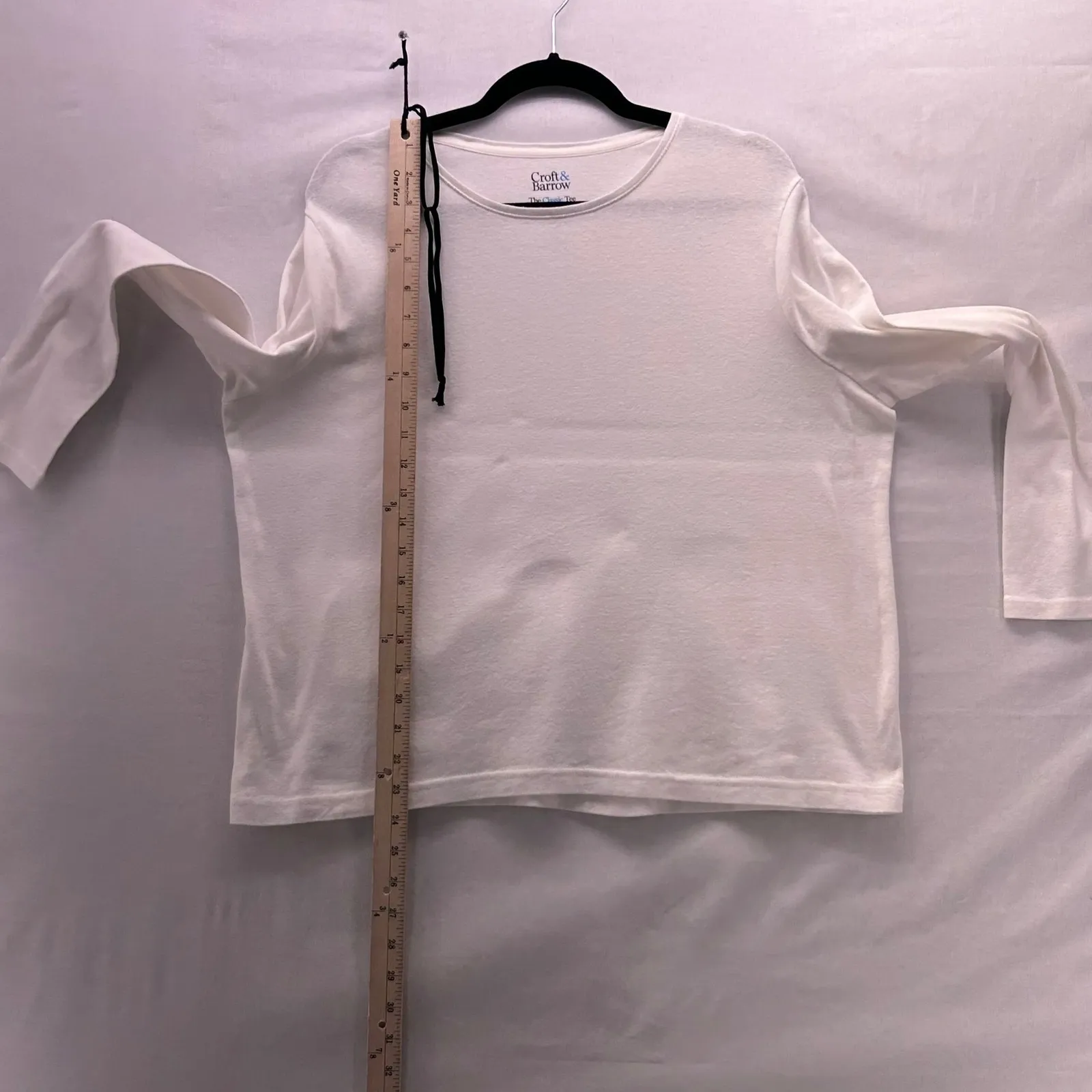 Croft And Barrow The Classic Tee White PXXL Petite - Image 8