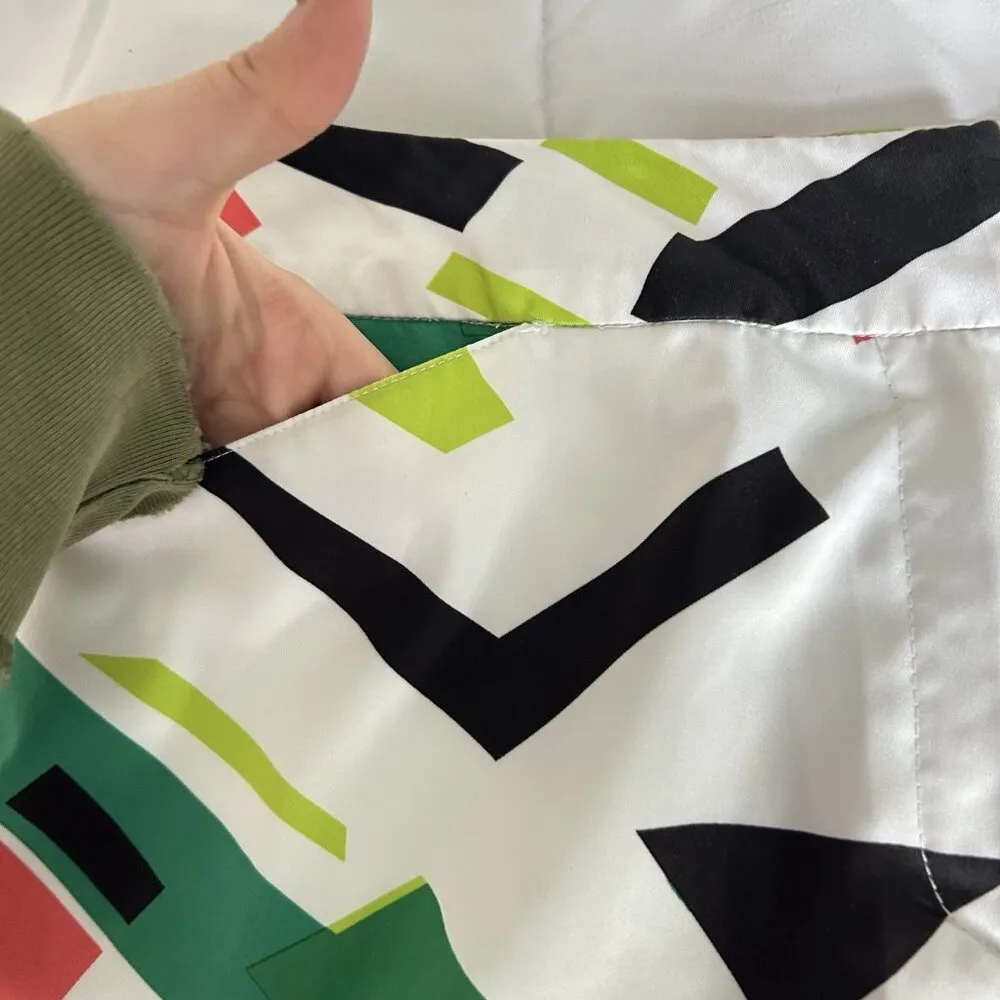 Tail White Label Womens 2 Skirt Skort Geometric Green Pink Golf Tennis Pockets - Image 2