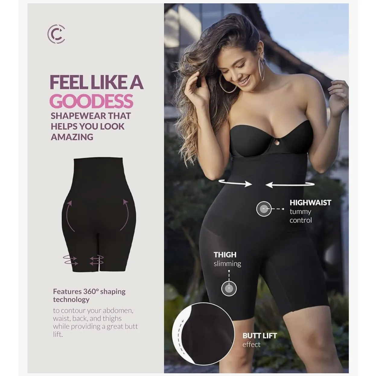 Brand New Curveez Women's Size XL Comfort Evolution Hi - Image 5