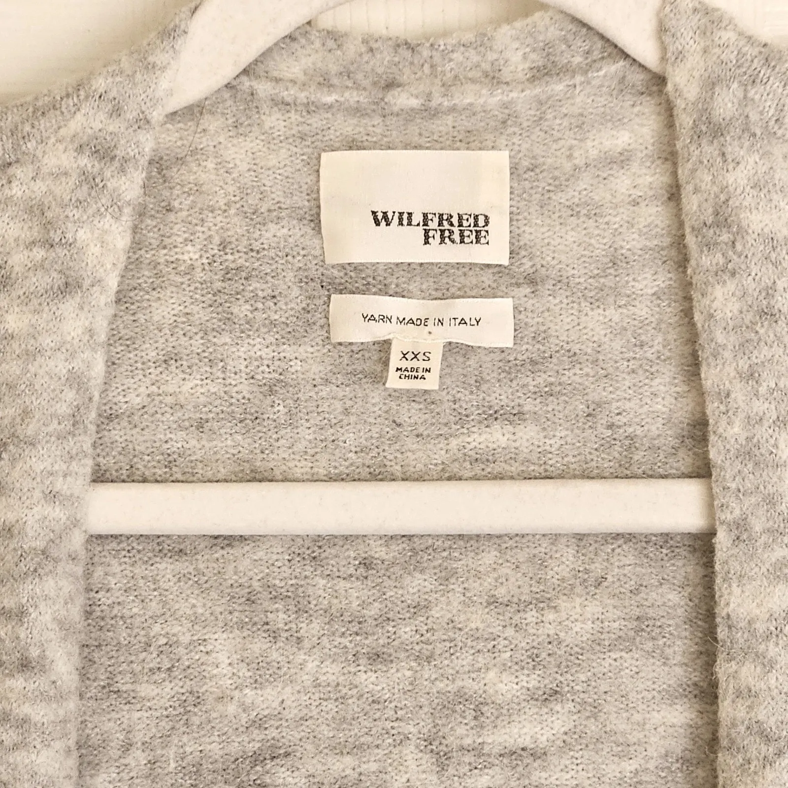 Wilfred‎ Free Aritzia Aronson Open Front Sweater Cardigan Wool Alpaca XXS - Image 9