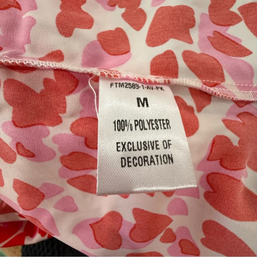 THML Red Multi Color Blouse Size‎ Medium NWOT - Image 6