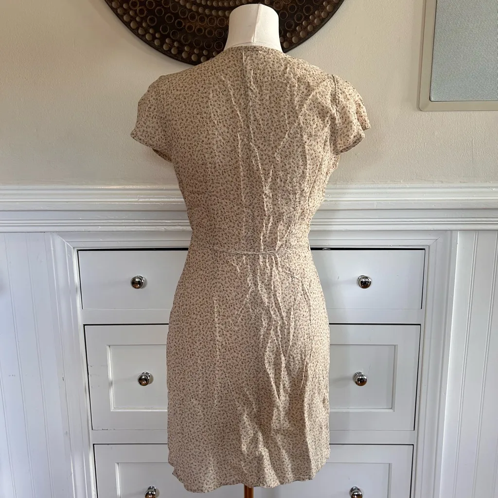 Brandy Melville Floral Wrap Dress XS/S/M - Image 3