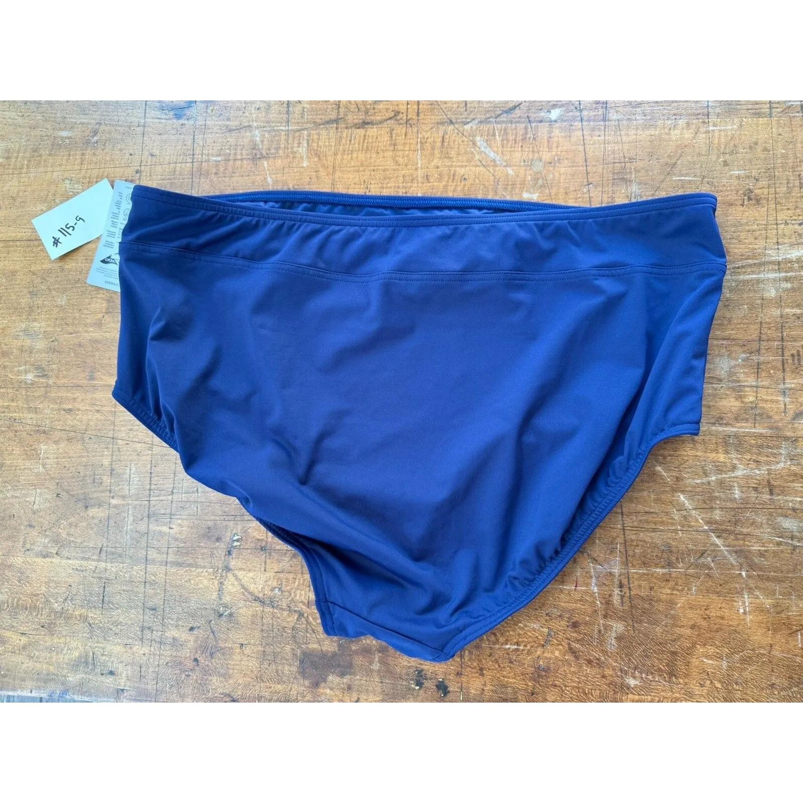 Lands End Navy Blue High Rise Tummy Control SWIM BOTTOM Bikini Size 18 *** New - Image 5
