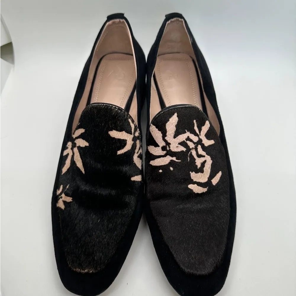 Anthropologie AD & Daughters Calf Hair Greyan Square Toe Slip On Shoe Sz 8.0 - Image 2