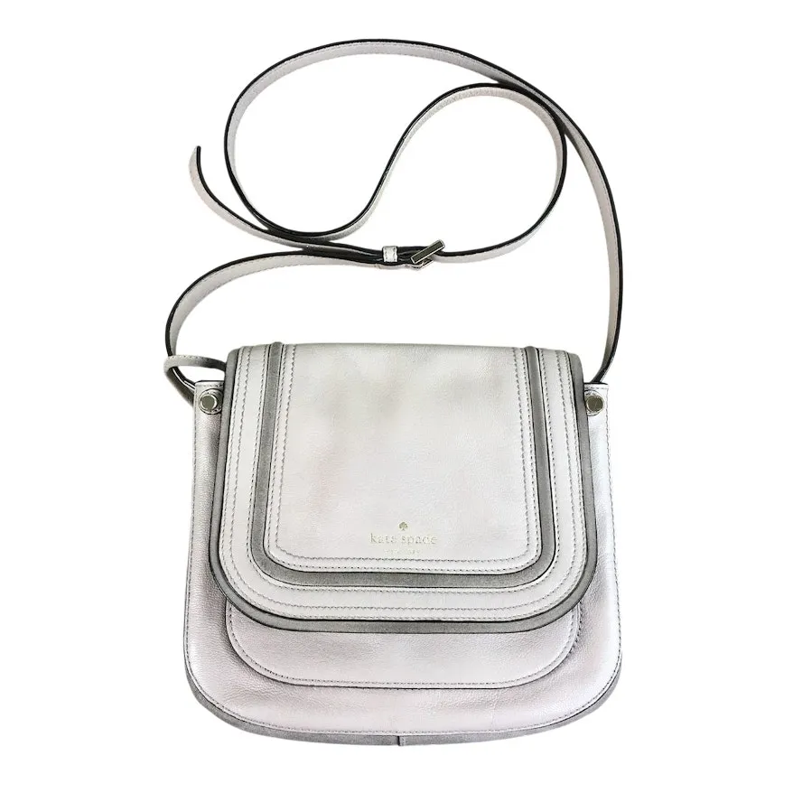 KATE SPADE Rianne/Pratt Street Pebble Grain Leather Crossbody Bag Blush Everyday - Image 2