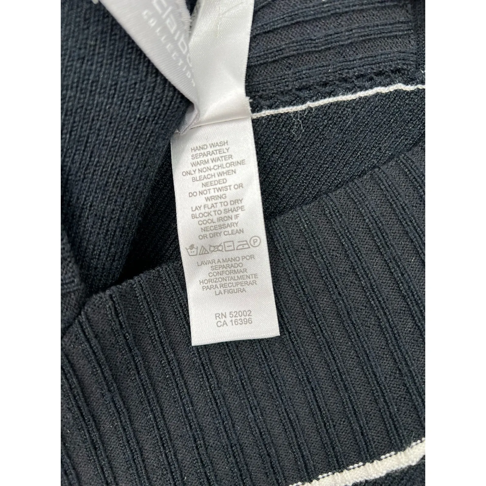 VINTAGE 90'S L Knit Sweater Top Tank Sleeveless Vest Preppy V-neck Liz Claiborne - Image 6