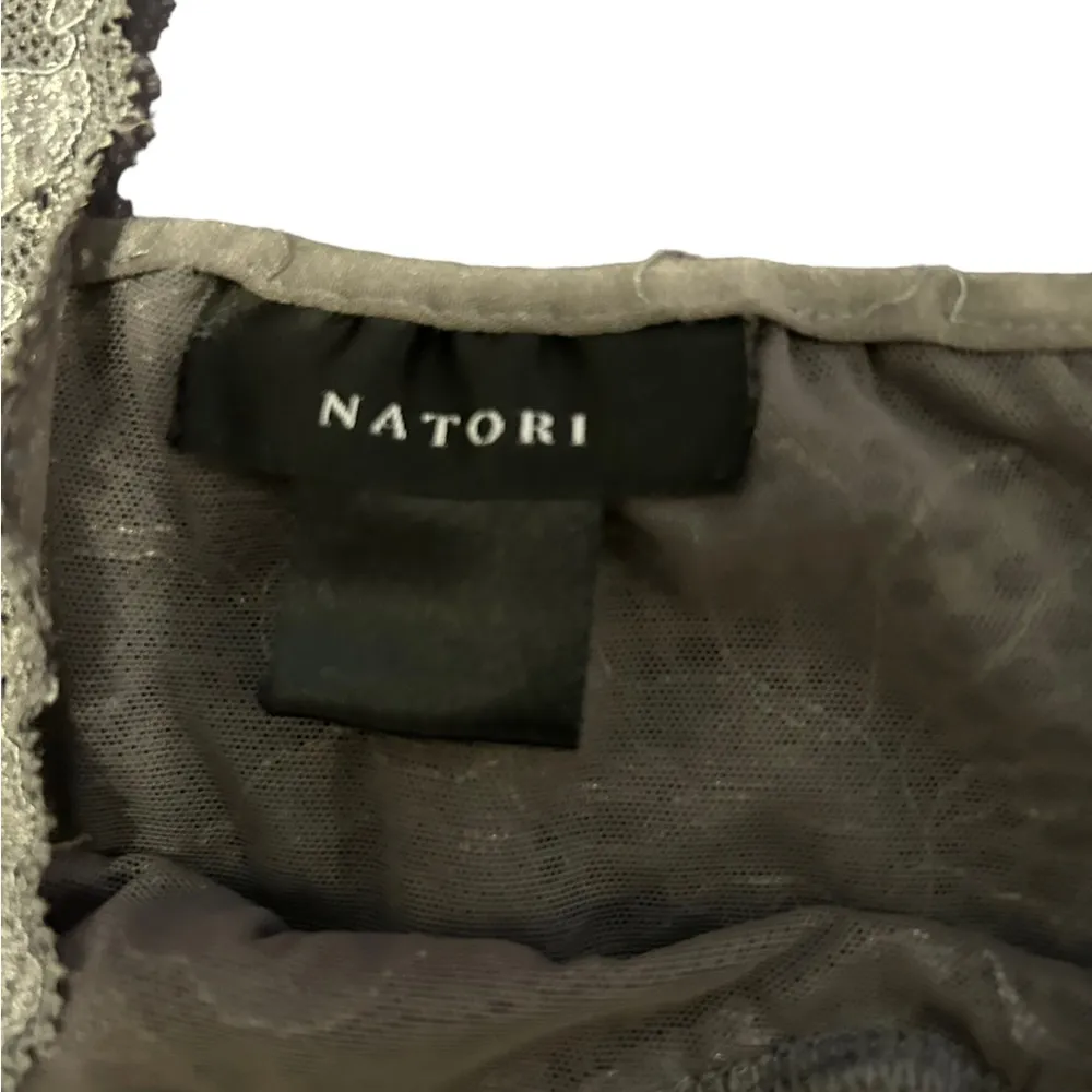Natori grey lace cami top size xs - Image 5