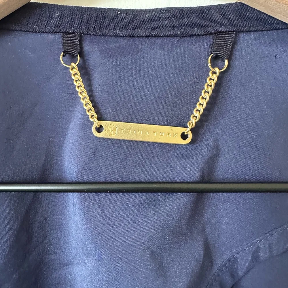 Trina Turk Blue JARRED Jacket, 4 - Image 5