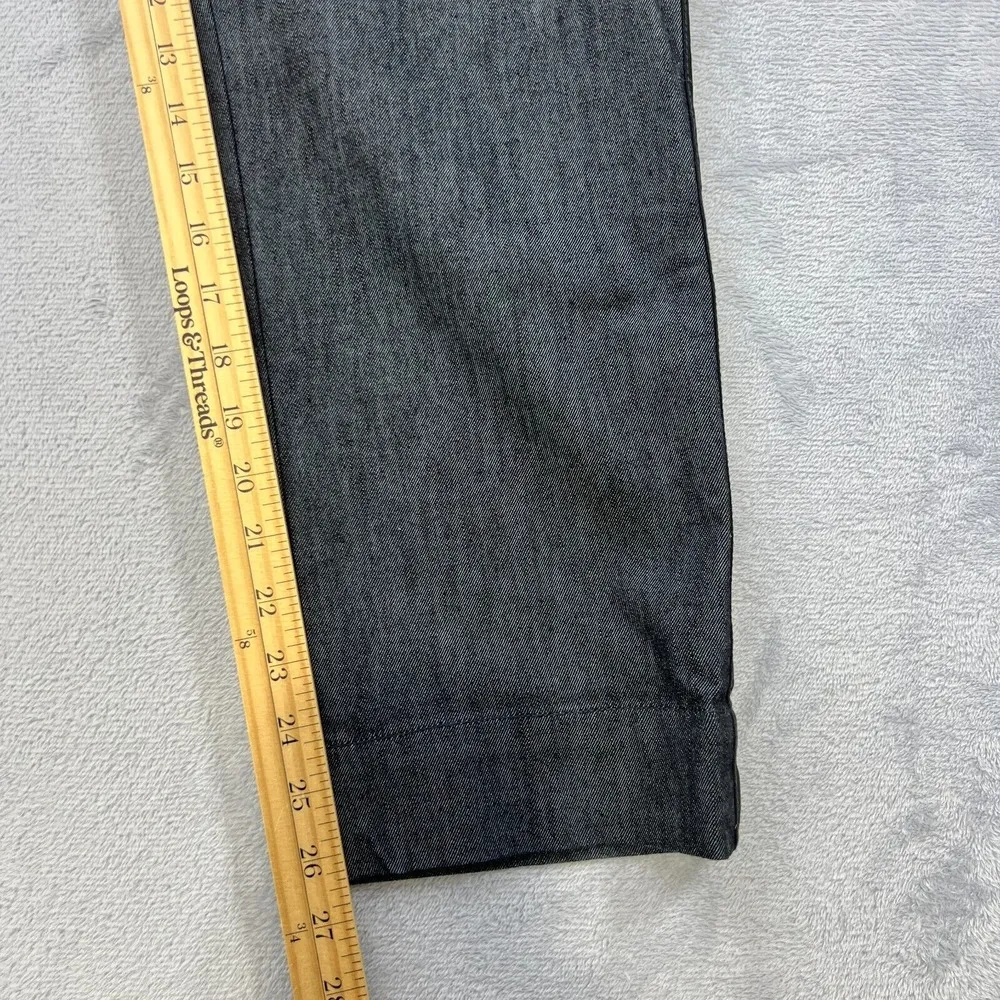 GAP Signature Skinny Ankle Gray Mid Rise Dress Pant Chino Womens 10 Gray Classic - Image 11