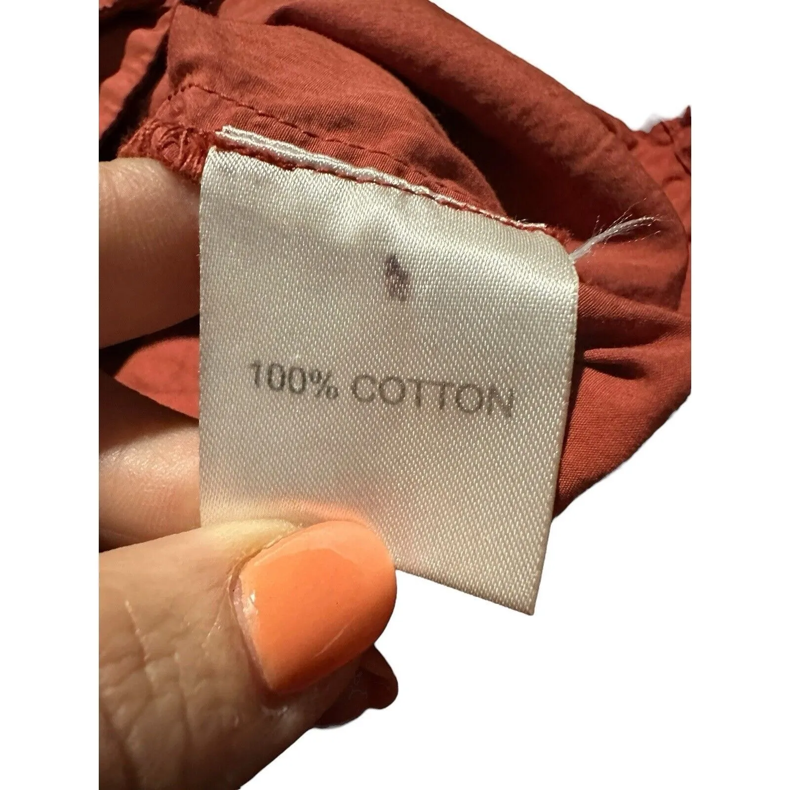 Burning Torch Anthropologie Size Small Burnt Orange‎ Shacket Jacket Boho #W5 - Image 7