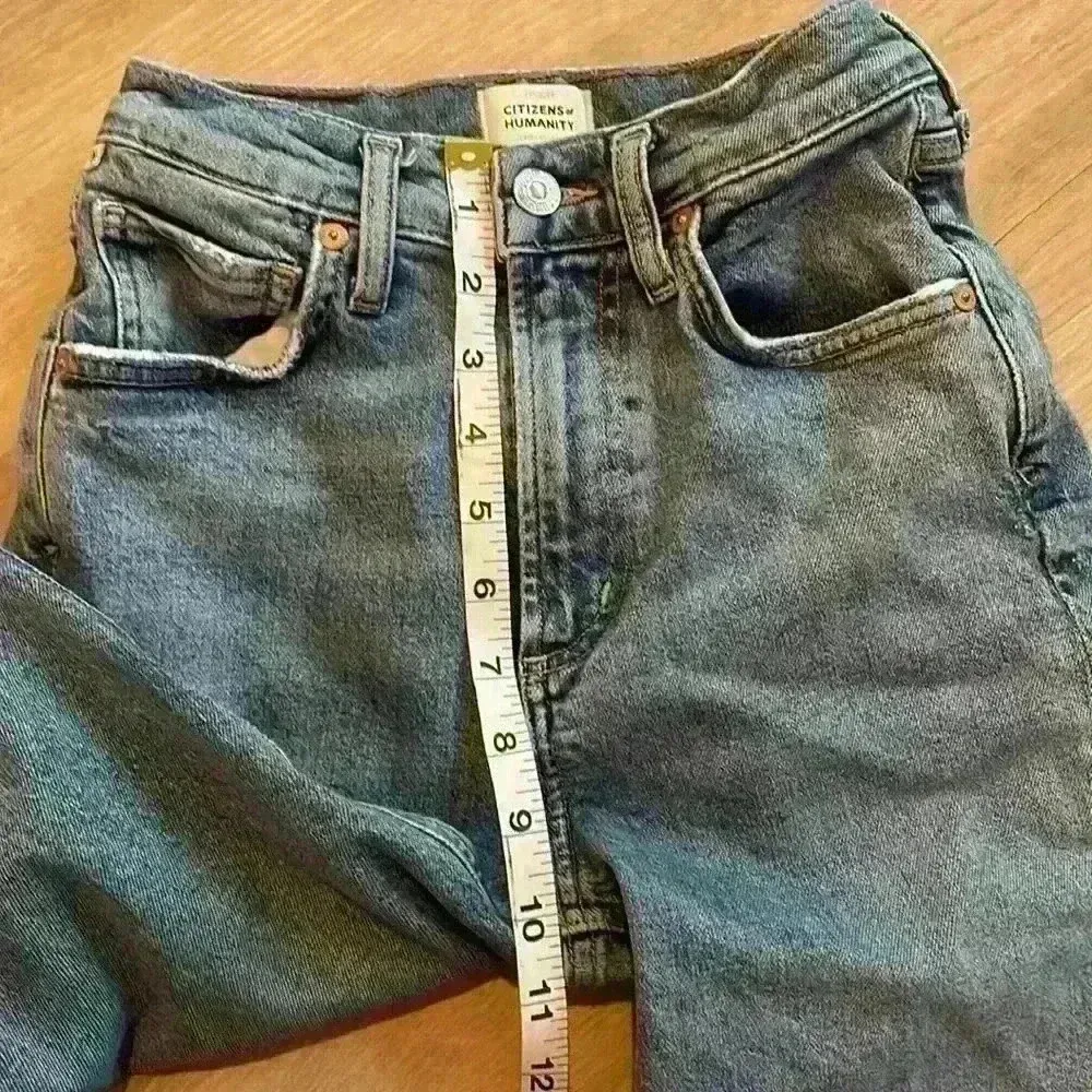 Citizens of Humanity Daphne Cropped High-Rise Stovepipe Jeans sz 23 - Image 6