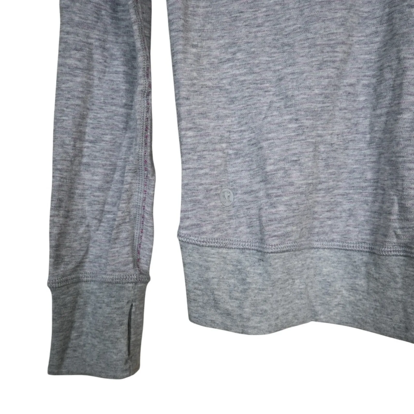 Lululemon Womens 6 In A Cinch Cowl Neck Reversible Pullover - Image 7