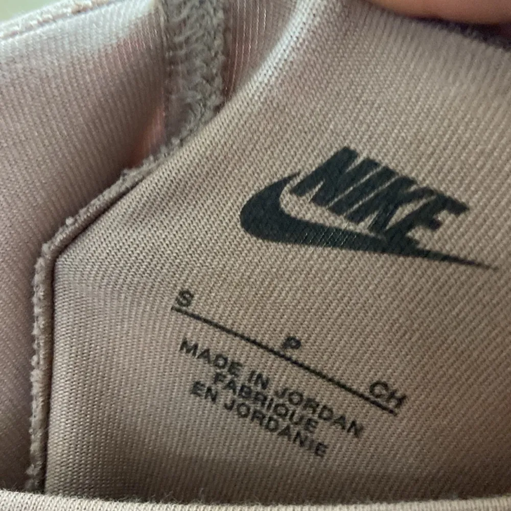 Nike one piece jumpsuit with tape detail in beige - Image 7