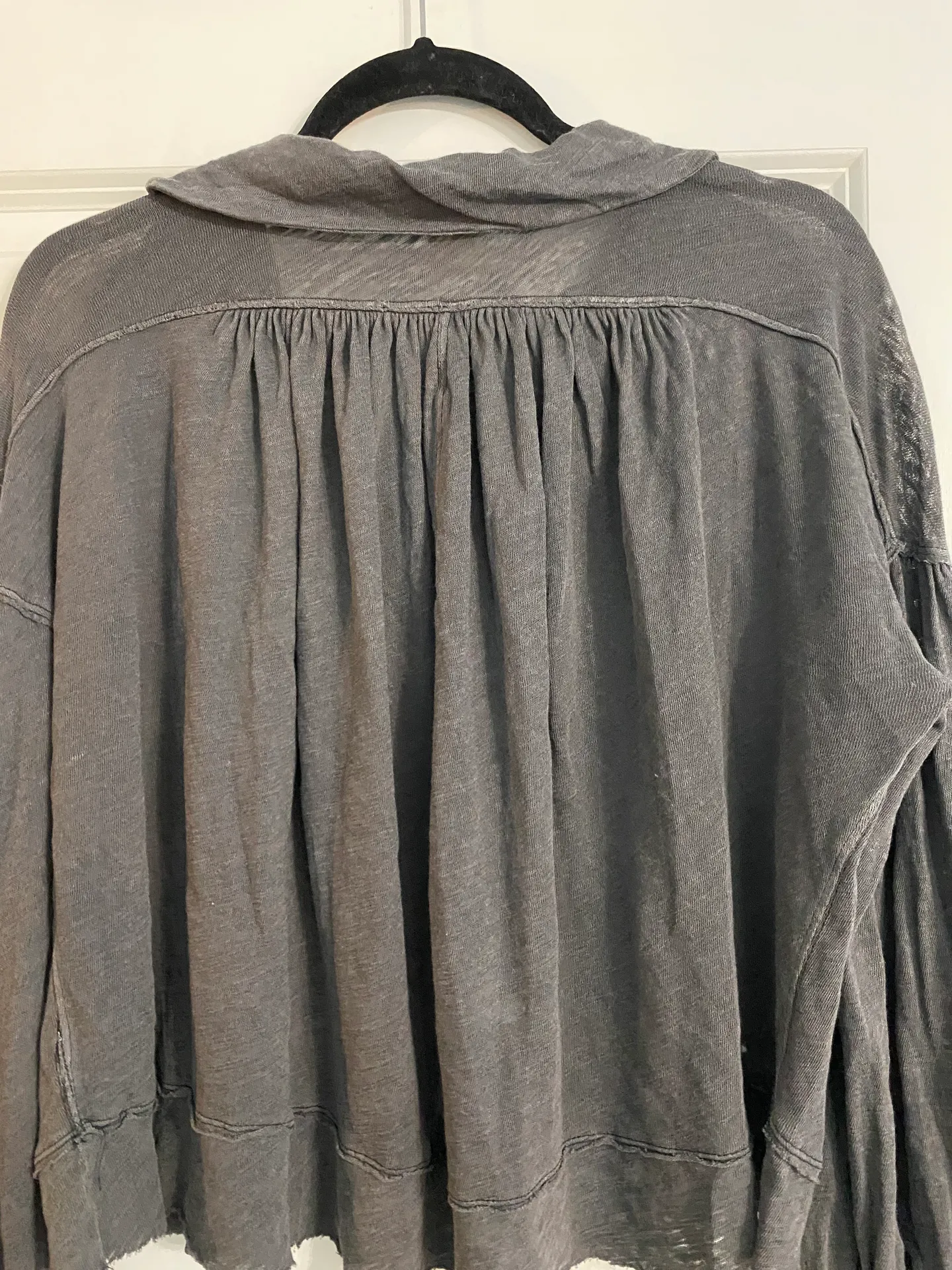 We The Free Grey Cropped Henley - Image 8