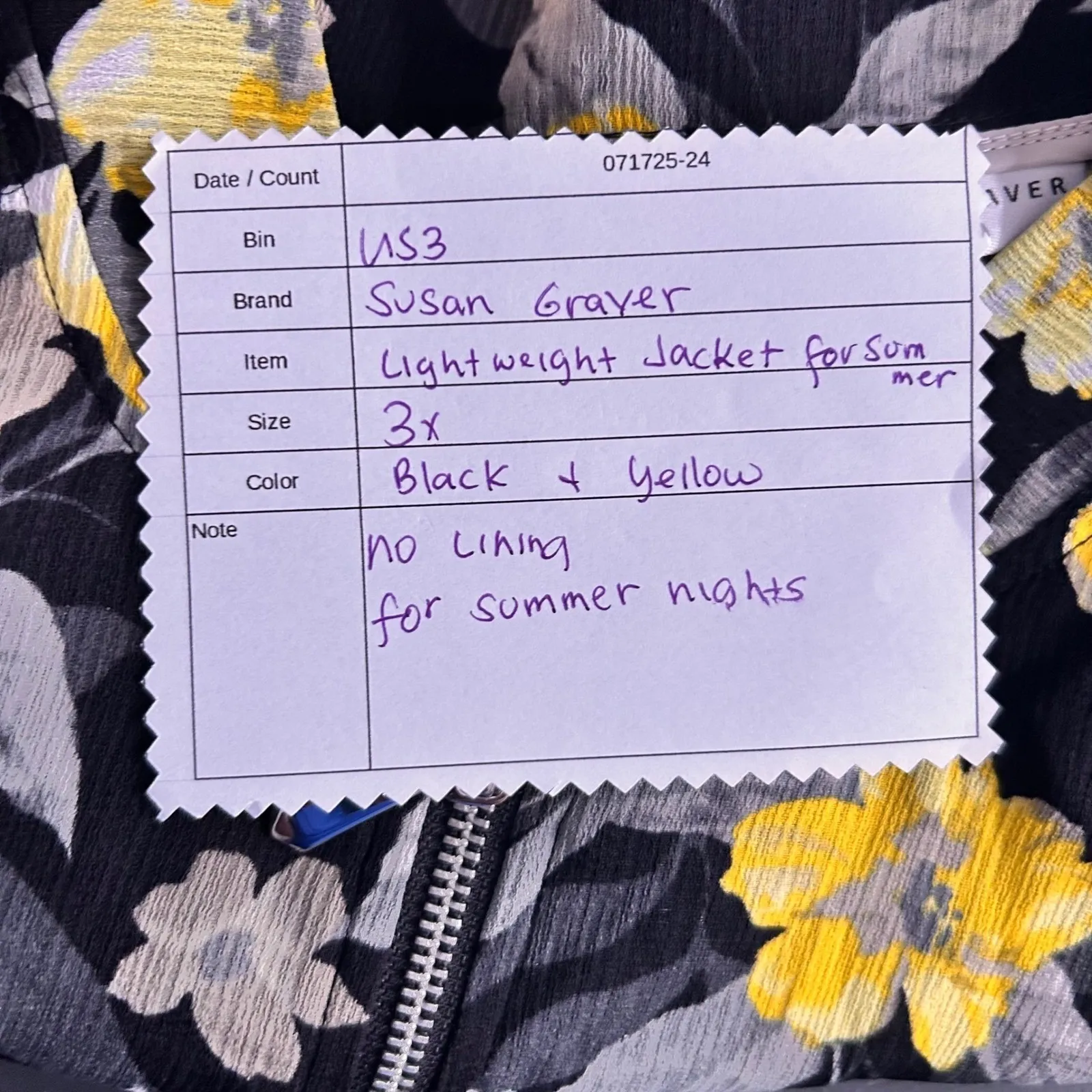 Susan Graver Dark Floral Jacket 3X - Image 13