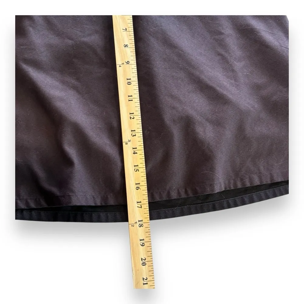 Women's Patagonia Duway Skort Golf Skirt Size 10 Black Side Zip and Zip Pocket - Image 7