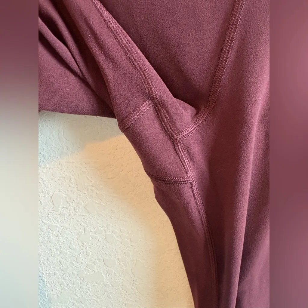 Athleta Maroon Elation 7/8 Tights - Image 3
