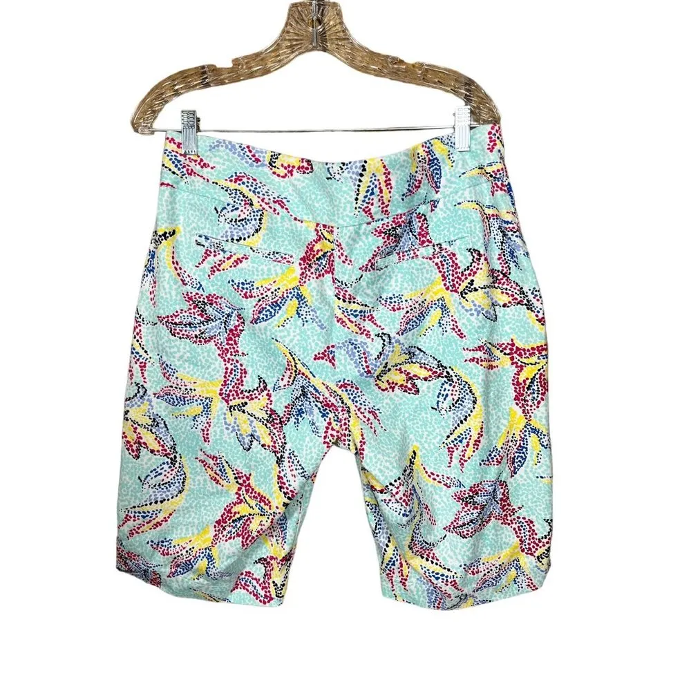 Westbound Women's Light Blue Multicolor Shorts - Image 2