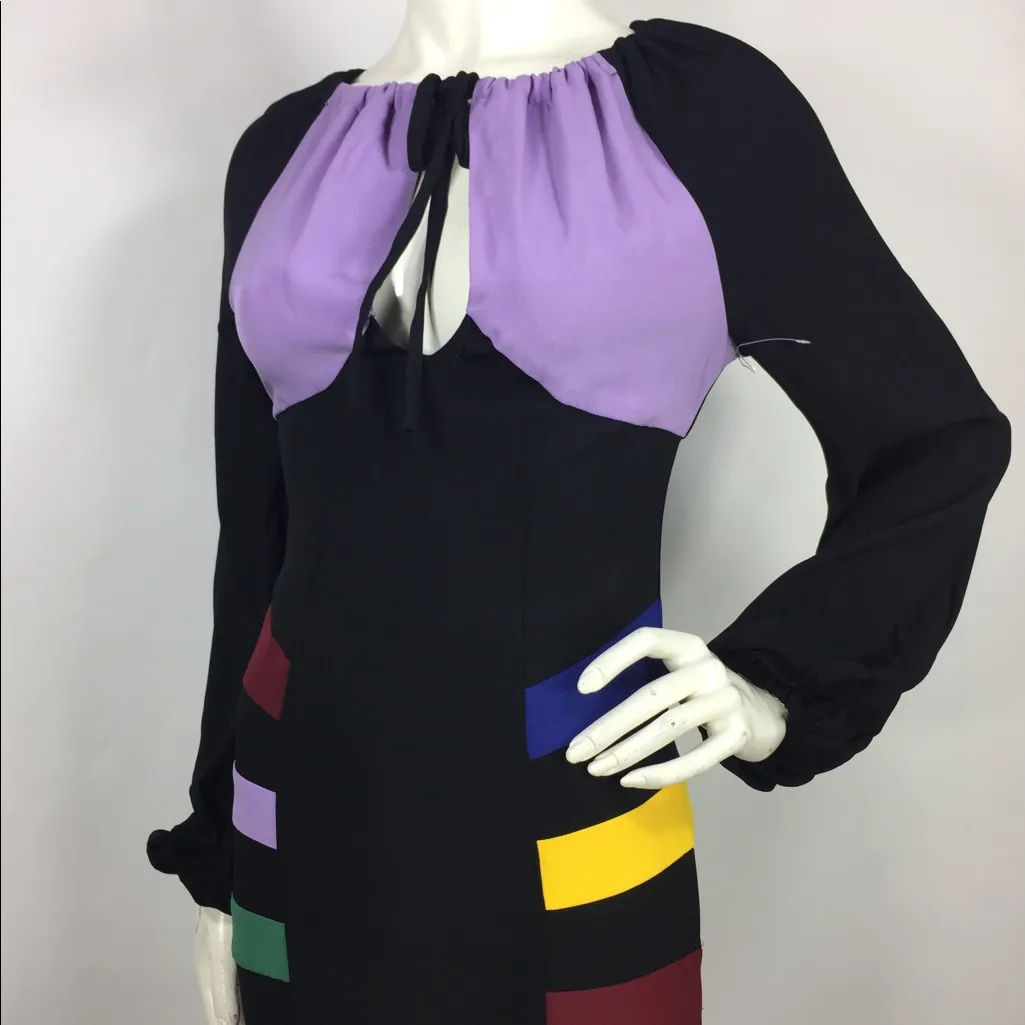 Staud Pacha Dress Colorblock Gown 2 - Image 10