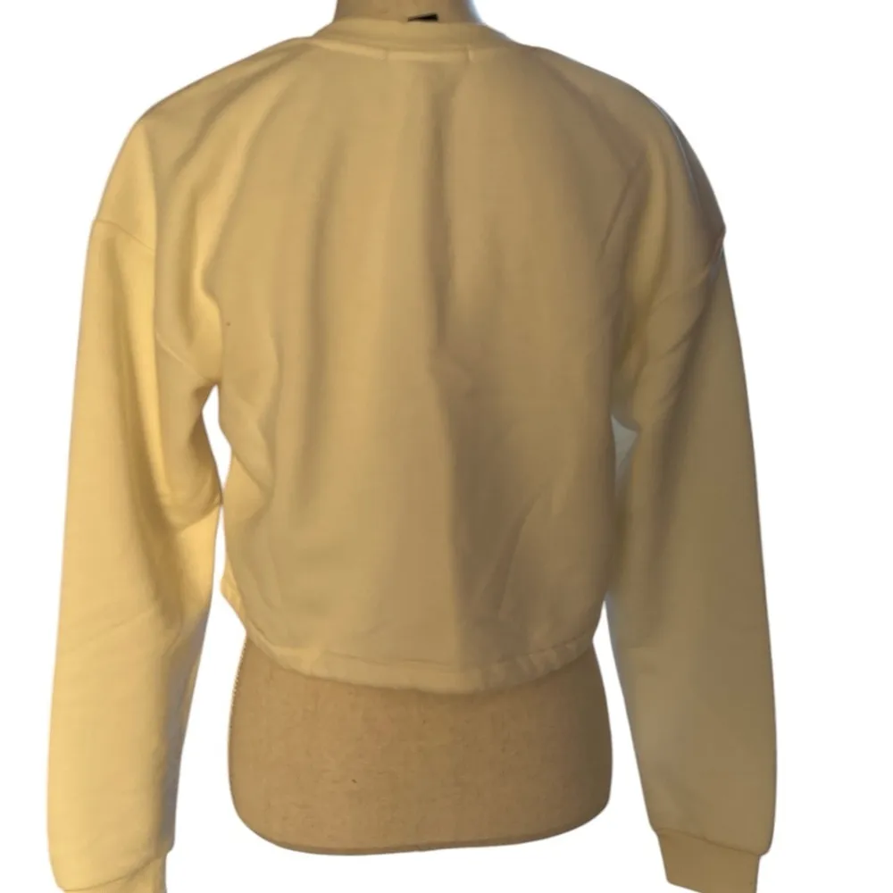 Cropped Graphic Sweatshirt, 'It's Been Emotional', Size Small (S) - Image 2