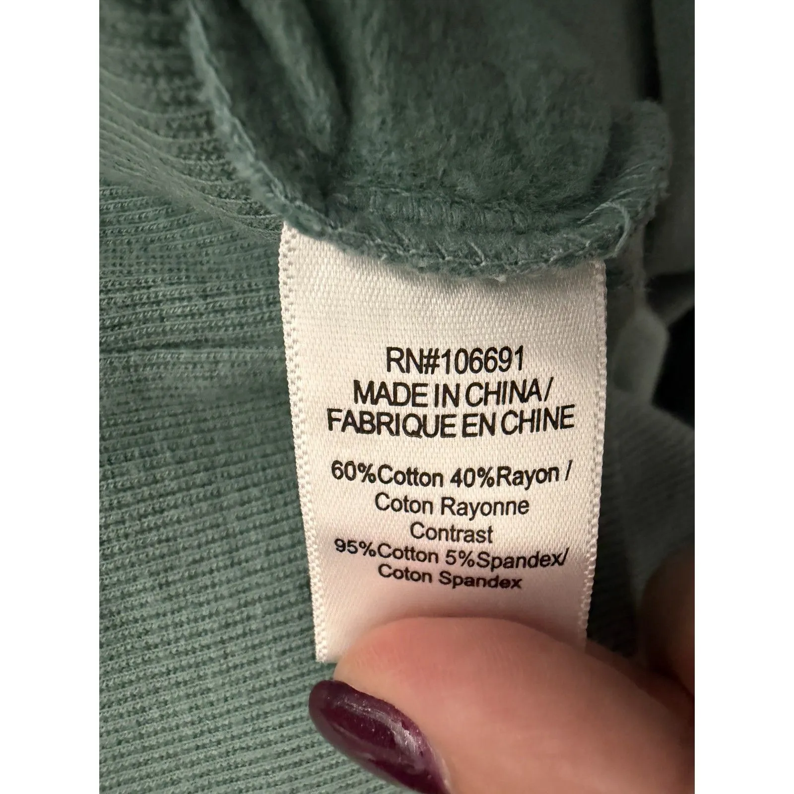 YFB Young, Fabulous & Broke Blue Ombre Wide Leg Jogger Pants Women's Size Large - Image 3